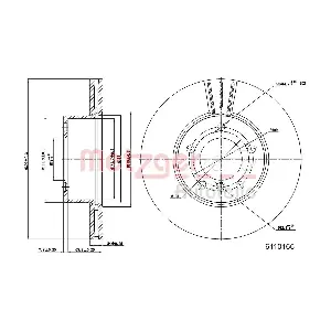 METZGER AUTOTEILE 6110166