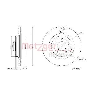 METZGER AUTOTEILE 6110079