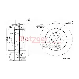 6110238 METZGER AUTOTEILE