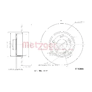 METZGER AUTOTEILE 6110445