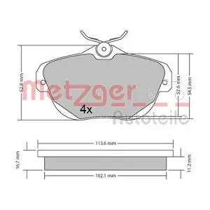 METZGER AUTOTEILE 1170653