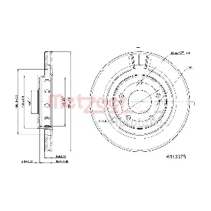 METZGER AUTOTEILE 6110375