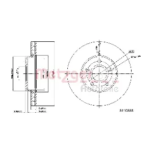 METZGER AUTOTEILE 6110668