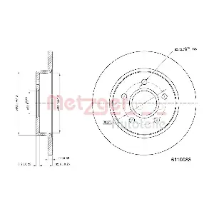 METZGER AUTOTEILE 6110088
