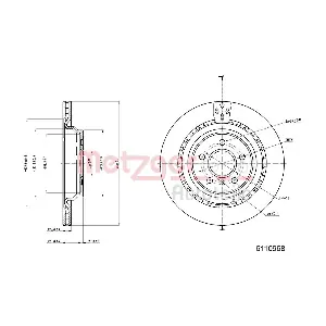 6110968 METZGER AUTOTEILE