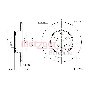 METZGER AUTOTEILE 6110418