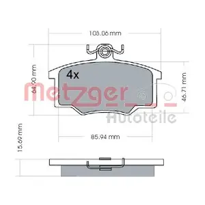 METZGER AUTOTEILE 1170566