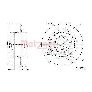 METZGER AUTOTEILE 6110039