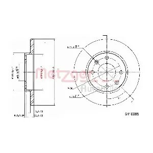 METZGER AUTOTEILE 6110085