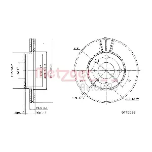 METZGER AUTOTEILE 6110038