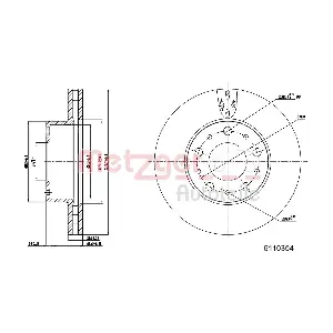 METZGER AUTOTEILE 6110354