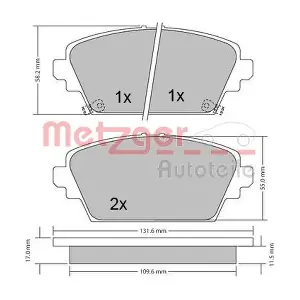 METZGER AUTOTEILE 1170124