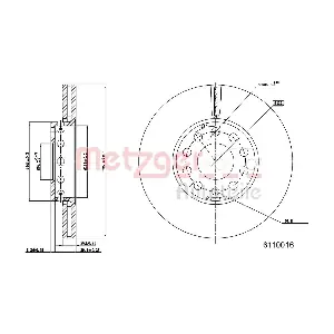 METZGER AUTOTEILE 6110016