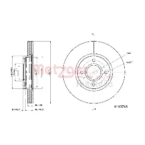 METZGER AUTOTEILE 6110748