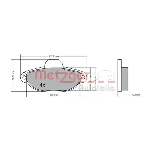 METZGER AUTOTEILE 1170044