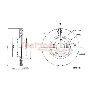 METZGER AUTOTEILE 6110795