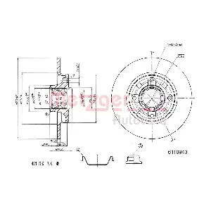 METZGER AUTOTEILE 6110943