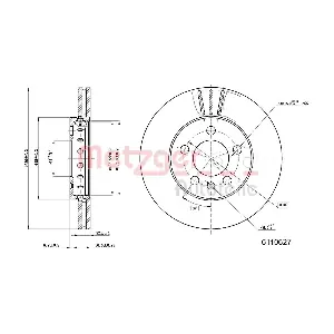 METZGER AUTOTEILE 6110627