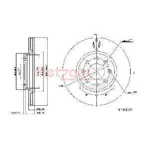 METZGER AUTOTEILE 6110075