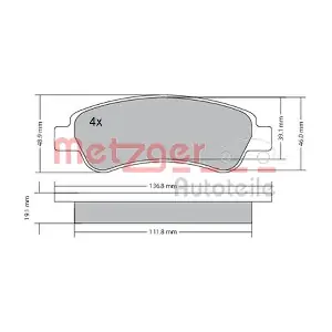 METZGER AUTOTEILE 1170085