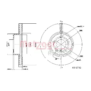 6110718 METZGER AUTOTEILE