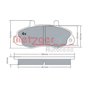 METZGER AUTOTEILE 1170604