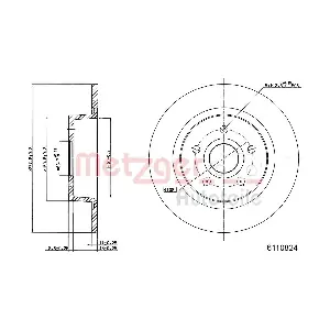 METZGER AUTOTEILE 6110824