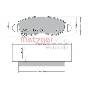 METZGER AUTOTEILE 1170340
