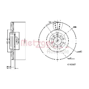 METZGER AUTOTEILE 6110387