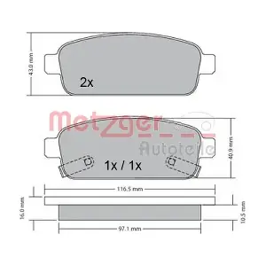 METZGER AUTOTEILE 1170164