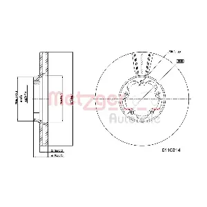 METZGER AUTOTEILE 6110314