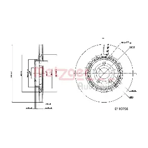 METZGER AUTOTEILE 6110798