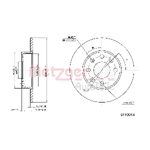METZGER AUTOTEILE 6110014