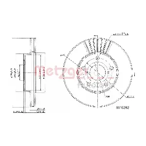 METZGER AUTOTEILE 6110282