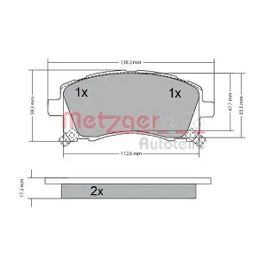 METZGER AUTOTEILE 1170416