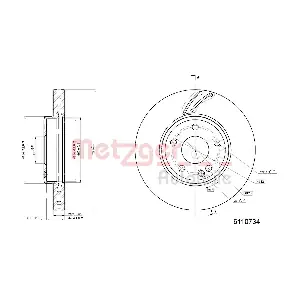 6110734 METZGER AUTOTEILE