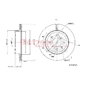 METZGER AUTOTEILE 6110245