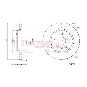 METZGER AUTOTEILE 6110371