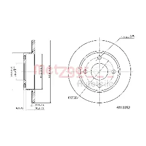 METZGER AUTOTEILE 6110052