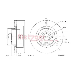 METZGER AUTOTEILE 6110817