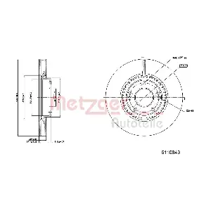 6110843 METZGER AUTOTEILE