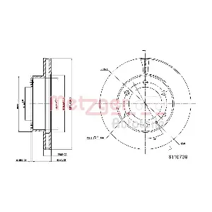 6110739 METZGER AUTOTEILE