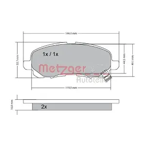 METZGER AUTOTEILE 1170133