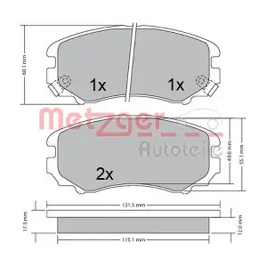 METZGER AUTOTEILE 1170379