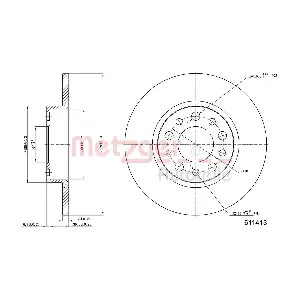 METZGER AUTOTEILE 6110413