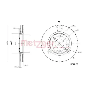 METZGER AUTOTEILE 6110023