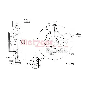 6111003 METZGER AUTOTEILE