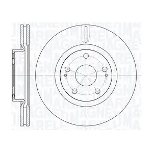 MAGNETI MARELLI 361302040492 Тормозной диск