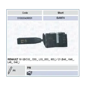 MAGNETI MARELLI 510033438501