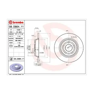 MAGNETI MARELLI 360406173401 Гальмівний диск
